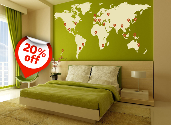 20% off Wall Stickers!