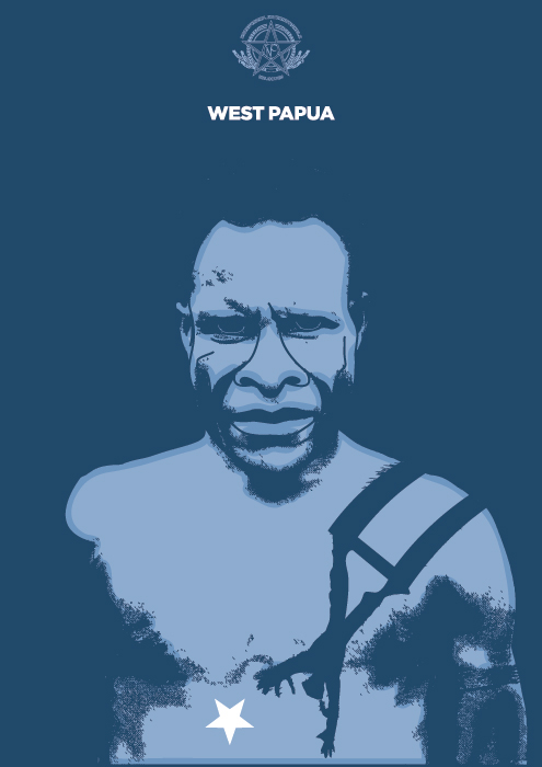 west papua free papua poster