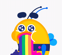 stickers app sticker bees Meme Emoji chara Character design  app design imessage