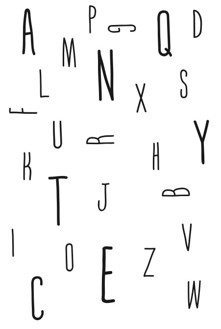 Squelch font Typeface