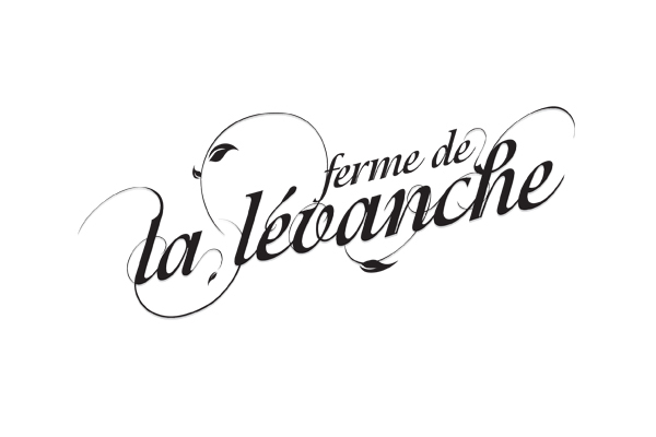 logo la lévanche Food  hostel Nature bio natural visual identity