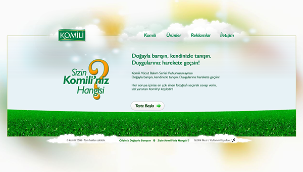komili  website Webdesign pigeon bubble Tree  Nature shampoo cosmetics