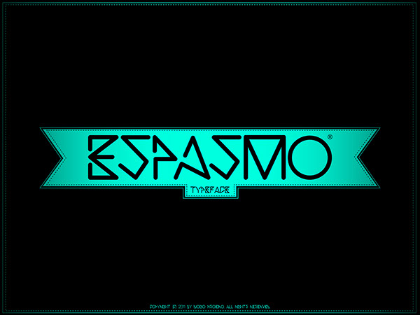 espasmo Typeface experimental different Viral