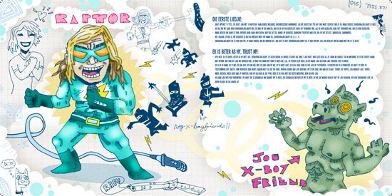 ekhouvanjou okay album art CD cover album cover cartoon SuperHero