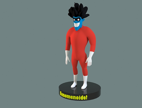 modelado 3D Fenomenoide #3DModeling #Character #cartoon