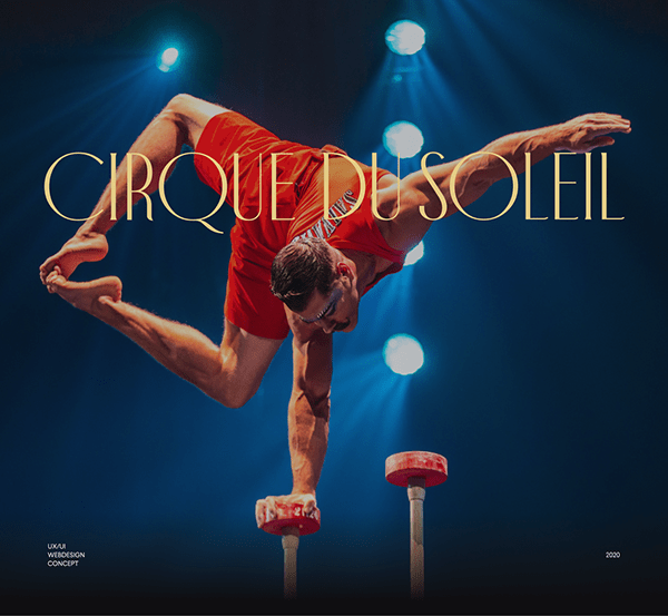 Cirque du Soleil — redesign