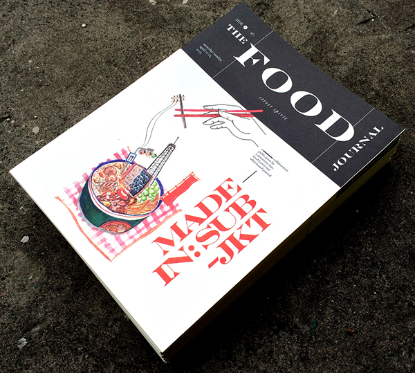 Food  journal editorial design  graphic design  surabaya