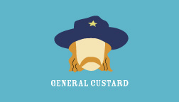 general Custard General Custard ice cream brand cowboy last stand Little Bighorn  waffle cone cone frozen custard