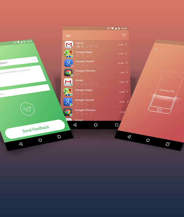 android antivirus gif app mobile gradient