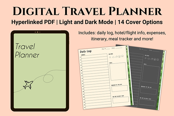 Digital Travel Planner (Green)