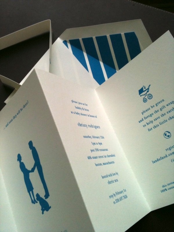 Stationery invitations