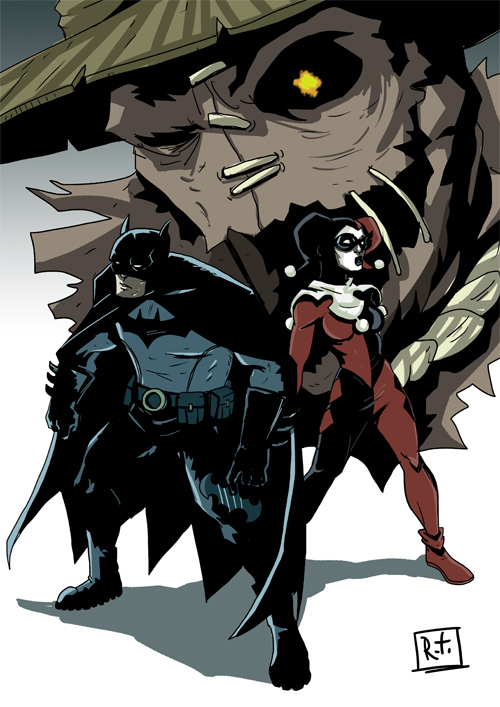 venom Hellboy batman joker robin harleyquin scarecrow sandman death dream fanart comicbook SuperHero Hero Hulk