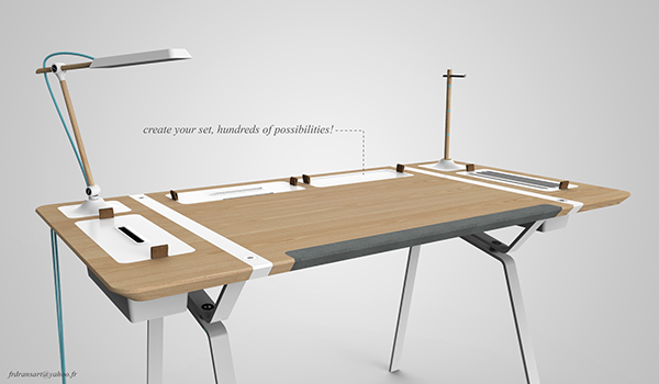 desk furniture concept wood