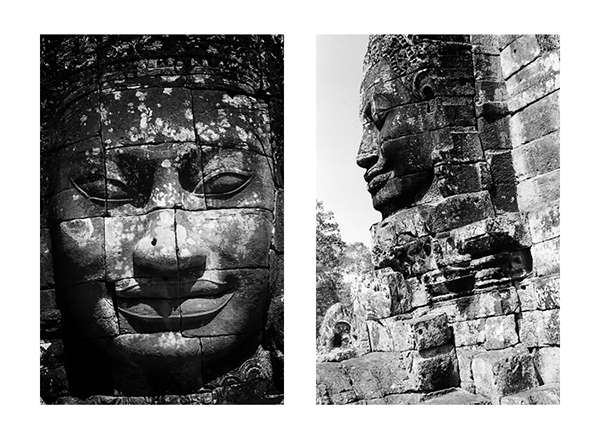 photography Angkor b&w