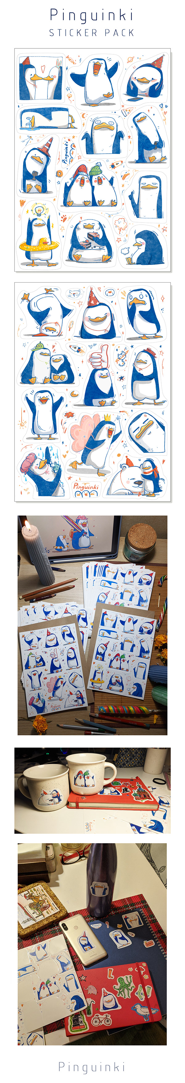 Pinguinki Sticker Pack