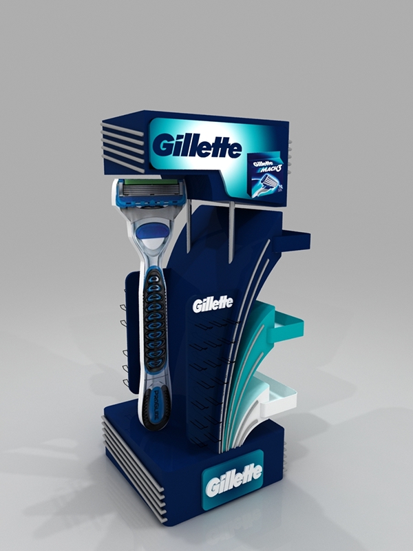 Gillette Stand. for P&G Company visit stand exhibition. 