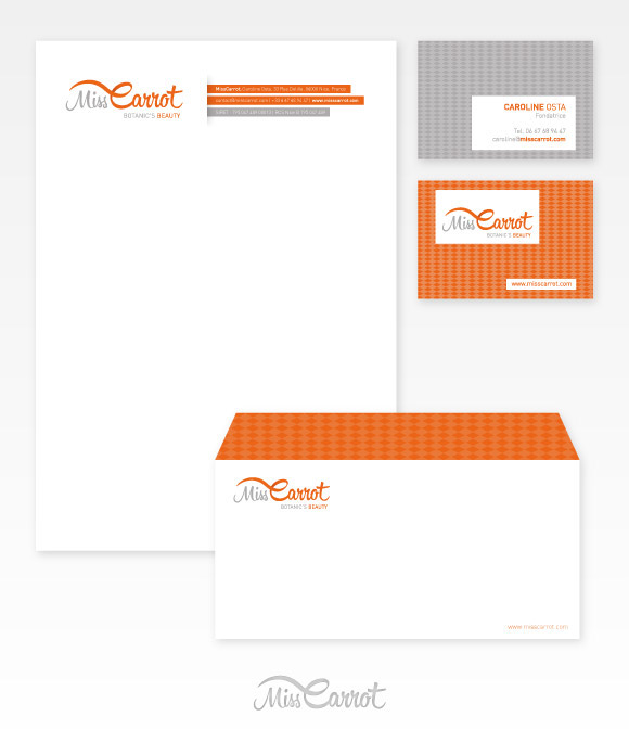 logo branding french orange grey DIY cosmetocs brand france toulouse