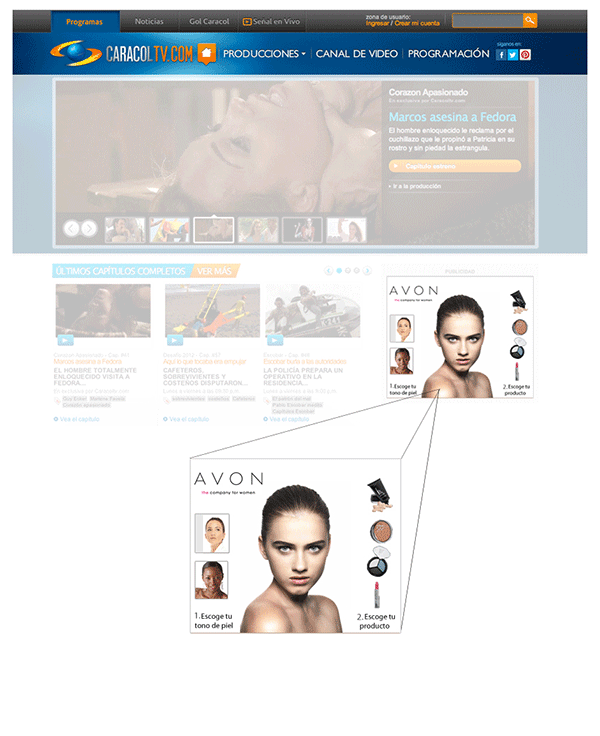 maquillaje interactivo
