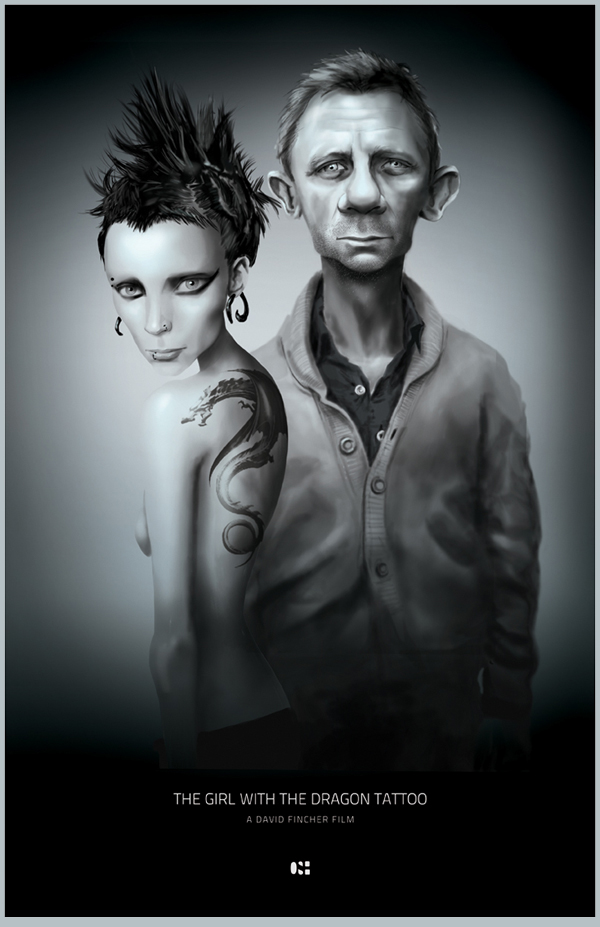 The Girl With The Dragon Tattoo - Fanart on Behance