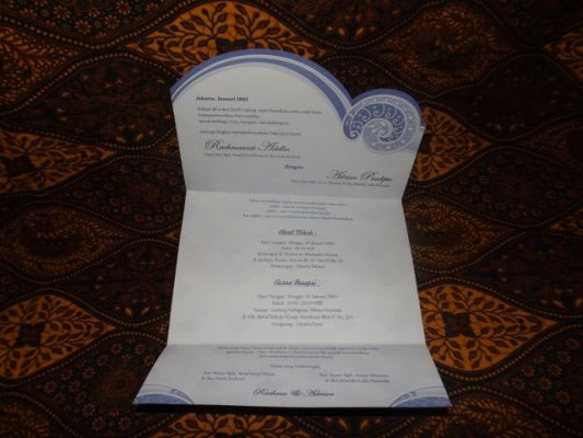 Blangko Undangan Pernikahan dan Daftar Harga desain undangan pernikahan nuansa indonesia president Card Wedding Invitation Undangan Pernikahan President card