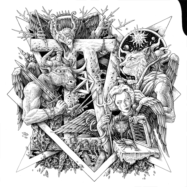 ink tattoo tshirt skull mythology dark book dragon fantasy logo