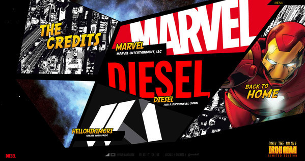 Diesel iron man Only the Brave Hellohikimori Papervision 3D fist exclusive Weapon limited edition Fragrance