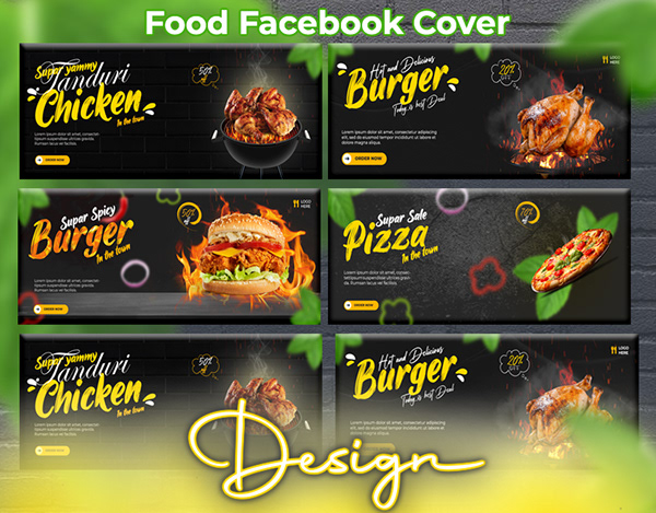 Facebook Cover Design | Food | Banner |