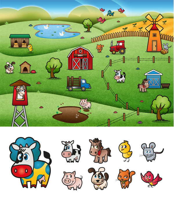 app design app farm app educativa ewe eweclid