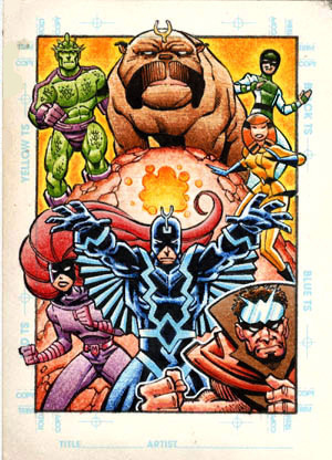 Marvel Entertainment trading cards spider-man Hulk x-men Fantastic Four ironman