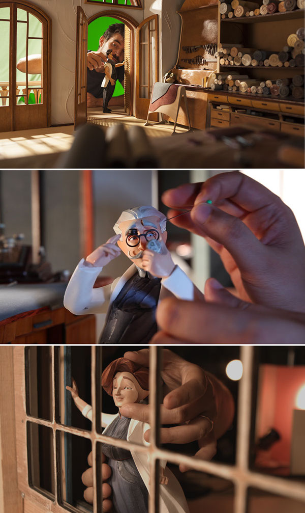 stop-motion silicone puppet building Character design  montblanc