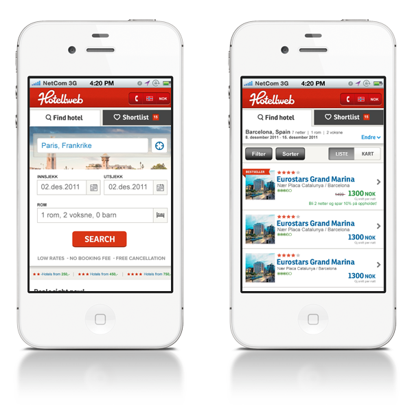 Hotellweb  hotel booking  Travel unfold interaction Responsive  Responsive Design