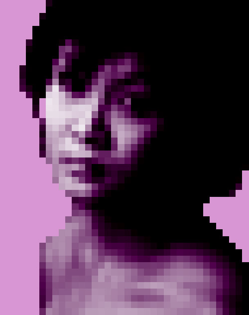 pixel portrait pop