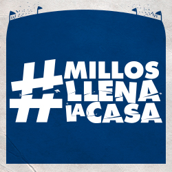 graphic #millosllenalacasa roto branding  Campaña cartel diptongostudio diseño gráfico graphic design  ID identidad millonarios fc Millos poster