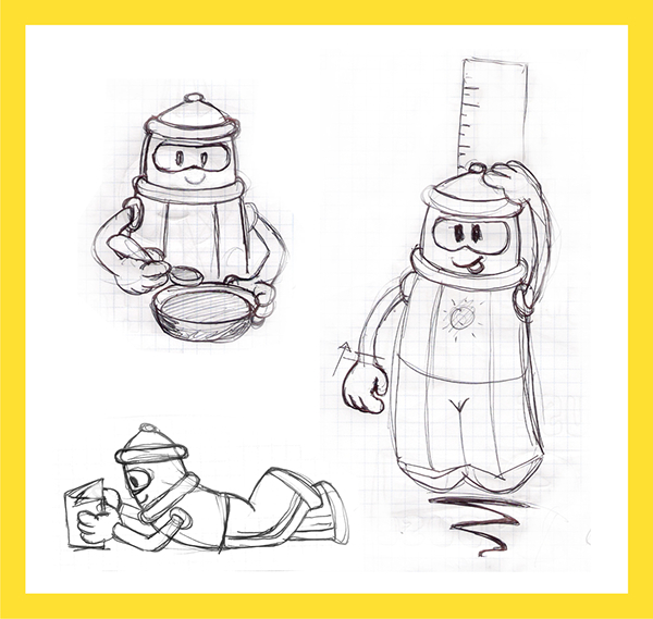 Mascota Mascot kindergarten logo lighthouse sketches funny