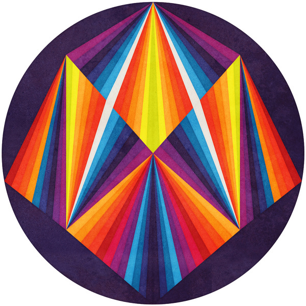 circle abstract Mandala geometric prints