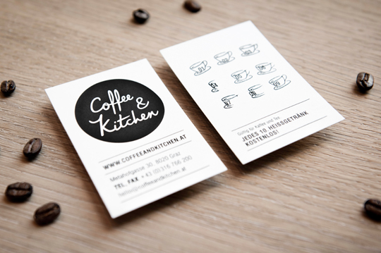 restaurant Coffee & Kitchen illustrations Corporate Design lettering