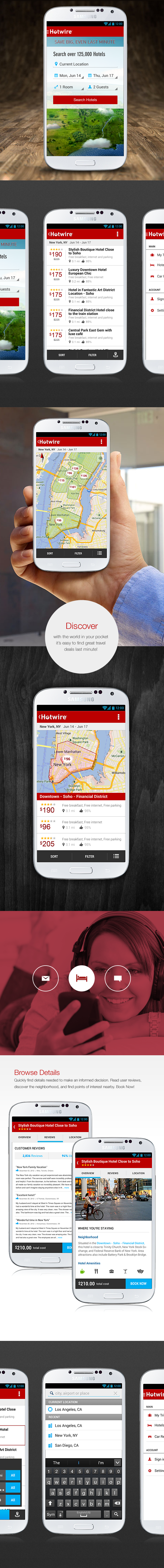 mobile android app ux UI interaction