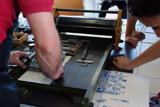 type print manual print Printing press blu blue note Blue Note BluNote