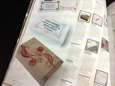 uppercase magazine letterpress feature