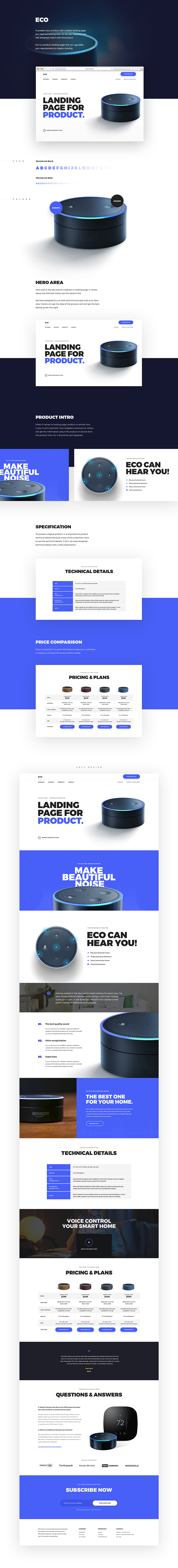 Eco - Product Landing Page