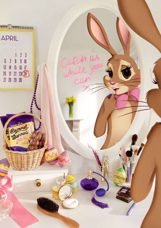 emma cook cadburys bunny Easter photocomp chocolate