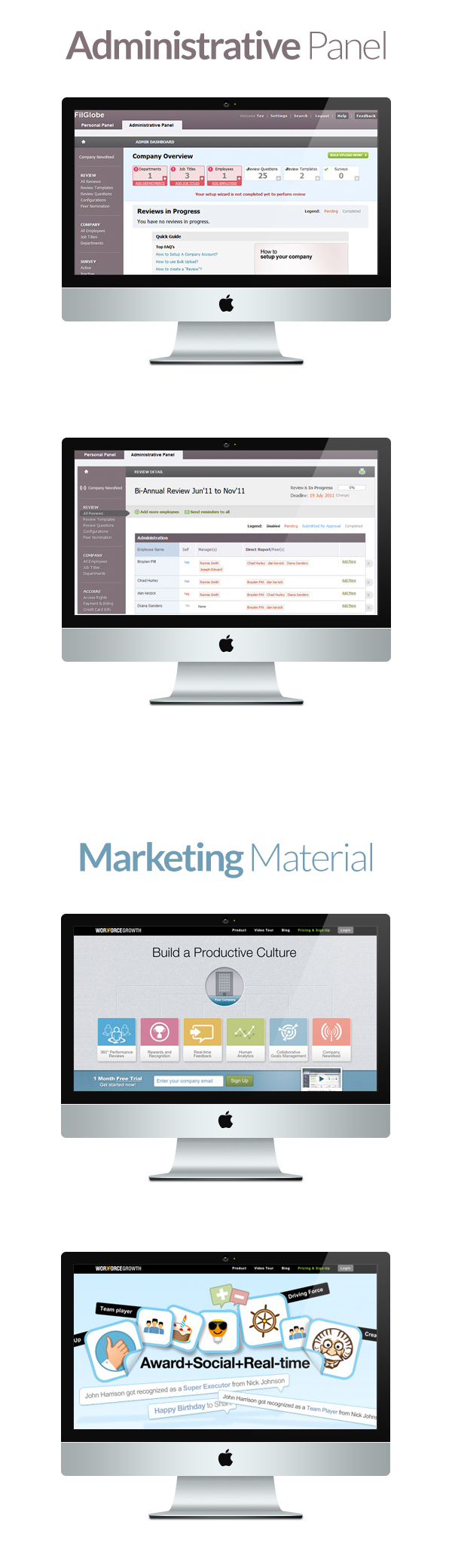 user interface Website marketing   application design Web portal