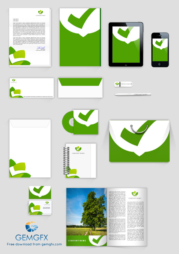 Download Psd Corporate Identity Mock Up On Behance