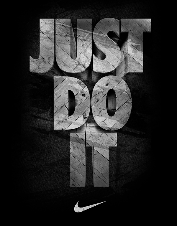 Nike just do it Justnet hardwood hustler basketball court rim polygon abstract lines Minimalism LeBron James