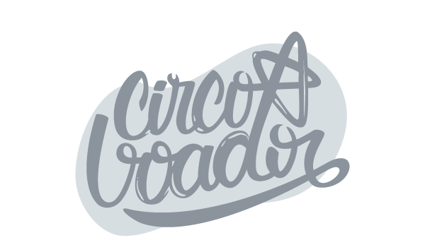 circo voador lettering ID Visual ticket shows