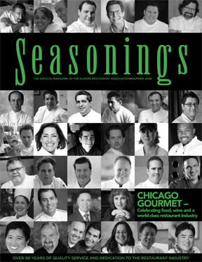 Association chicago Food  illinois magazine publication design infographics