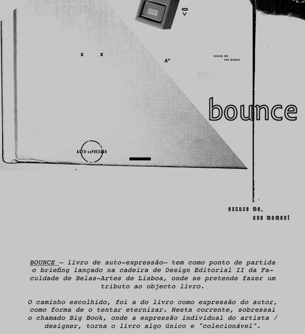 bigbook bounce Author artistbook graphicdesign