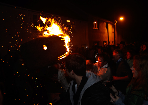 Tar barrels Otterly St Mary bonfire night guy fawkes november the 5th
