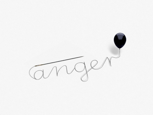 Anger visualize Visualizing balloon Needle head correlation tension