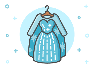 Princess Dress Icon Series on Behance